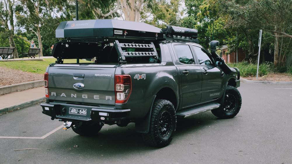 OzRoo - Ford Ranger (2015 - 2021) Wildtrak OzRoo Tub Rack - 4X4OC™ | 4x4 Offroad Centre