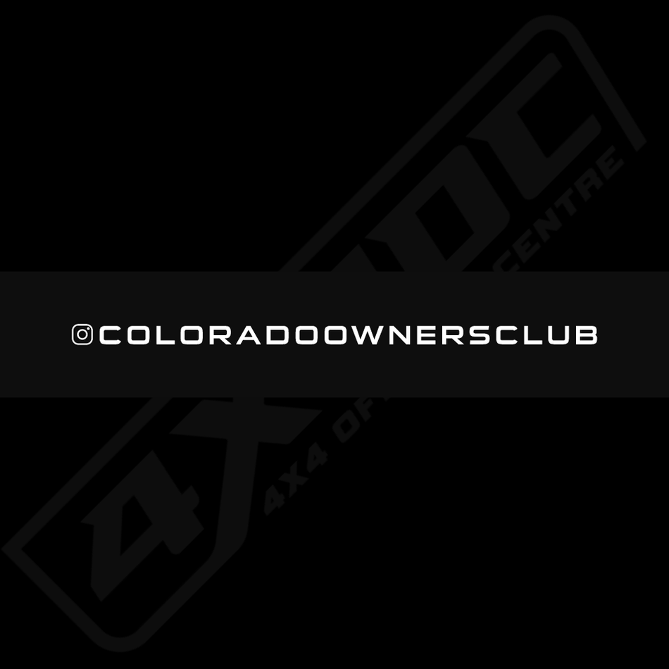 4X4OC™ - COC Instagram Sticker | Colorado Owners Club - 4X4OC™ | 4x4 Offroad Centre