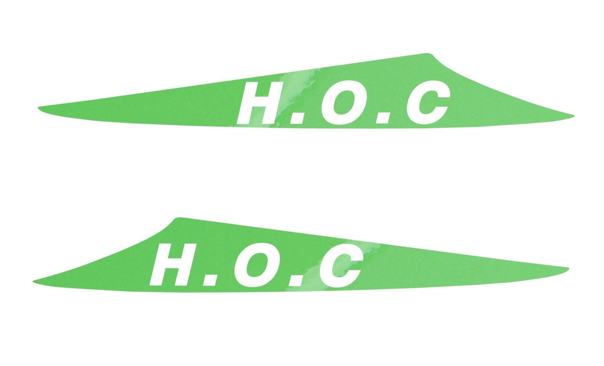 4X4OC™ - HOC Bonnet Scoop Stickers (3 FIN SCOOPS ONLY) | Hilux Owners Club - 4X4OC™ | 4x4 Offroad Centre