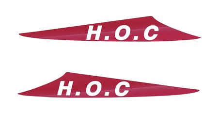 4X4OC™ - HOC Bonnet Scoop Stickers (3 FIN SCOOPS ONLY) | Hilux Owners Club - 4X4OC™ | 4x4 Offroad Centre