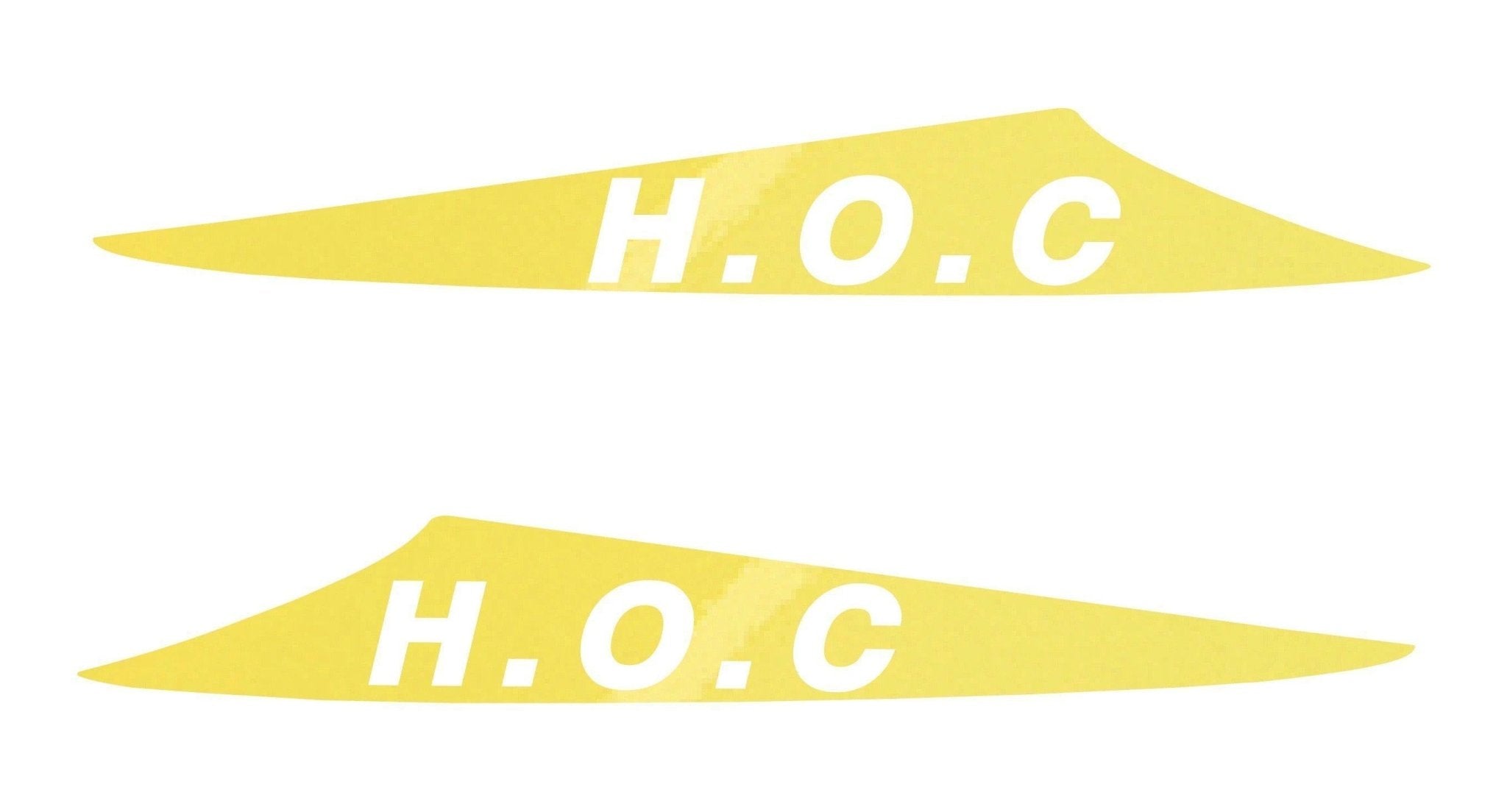 4X4OC™ - HOC Bonnet Scoop Stickers (3 FIN SCOOPS ONLY) | Hilux Owners Club - 4X4OC™ | 4x4 Offroad Centre