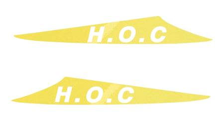 4X4OC™ - HOC Bonnet Scoop Stickers (3 FIN SCOOPS ONLY) | Hilux Owners Club - 4X4OC™ | 4x4 Offroad Centre