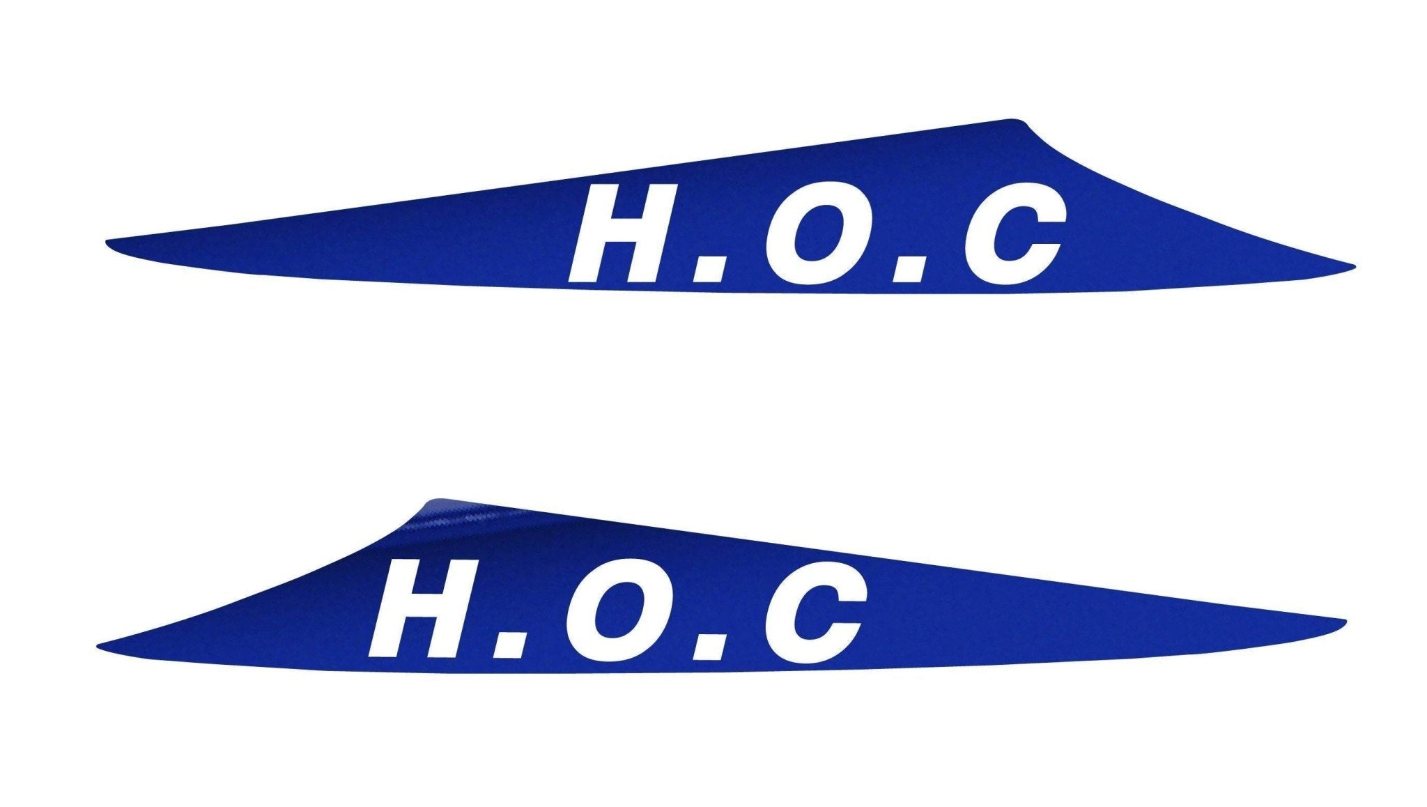 4X4OC™ - HOC Bonnet Scoop Stickers (3 FIN SCOOPS ONLY) | Hilux Owners Club - 4X4OC™ | 4x4 Offroad Centre