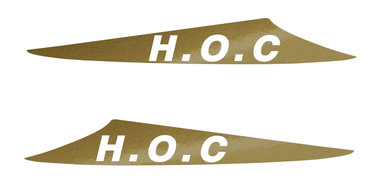 4X4OC™ - HOC Bonnet Scoop Stickers (3 FIN SCOOPS ONLY) | Hilux Owners Club - 4X4OC™ | 4x4 Offroad Centre