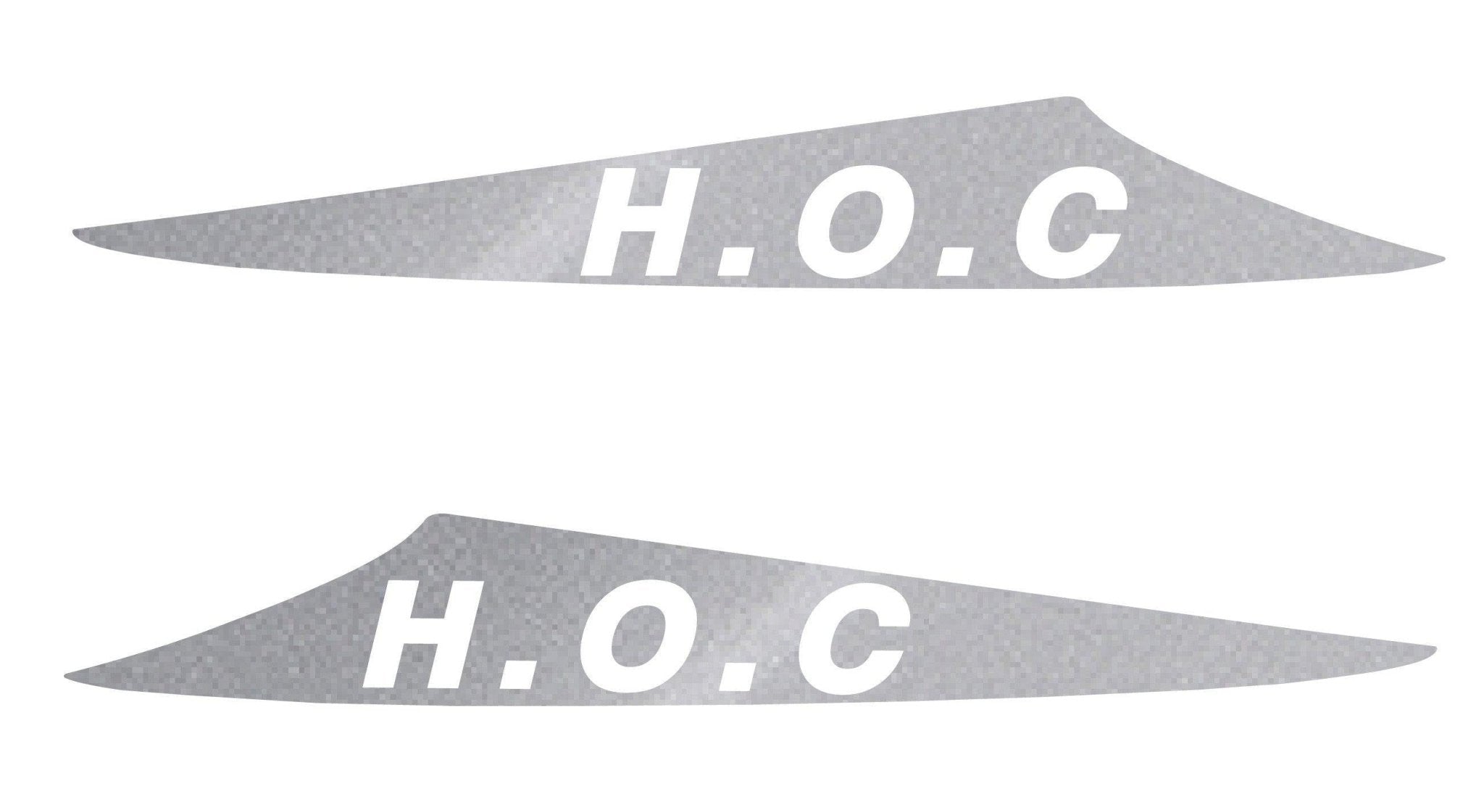 4X4OC™ - HOC Bonnet Scoop Stickers (3 FIN SCOOPS ONLY) | Hilux Owners Club - 4X4OC™ | 4x4 Offroad Centre