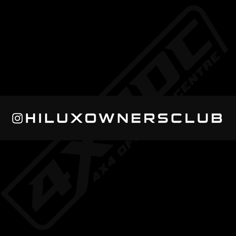 4X4OC™ - HOC Instagram Sticker V2 | Hilux Owners Club - 4X4OC™ | 4x4 Offroad Centre