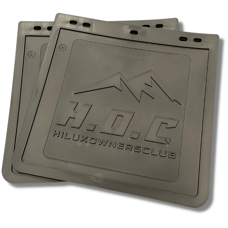 4X4OC™ - HOC Mud Flaps V2 (pair) | Hilux Owners Club - 4X4OC™ | 4x4 Offroad Centre