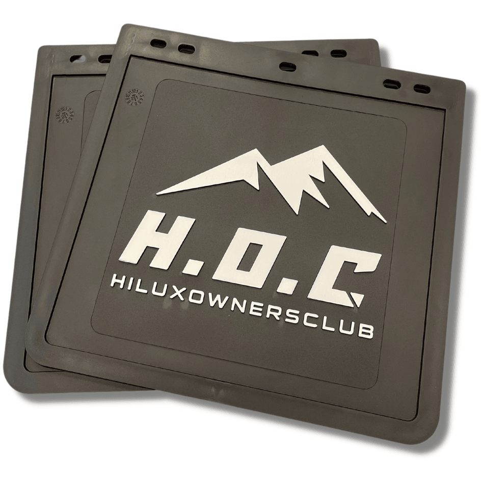 4X4OC™ - HOC Mud Flaps V2 (pair) | Hilux Owners Club - 4X4OC™ | 4x4 Offroad Centre