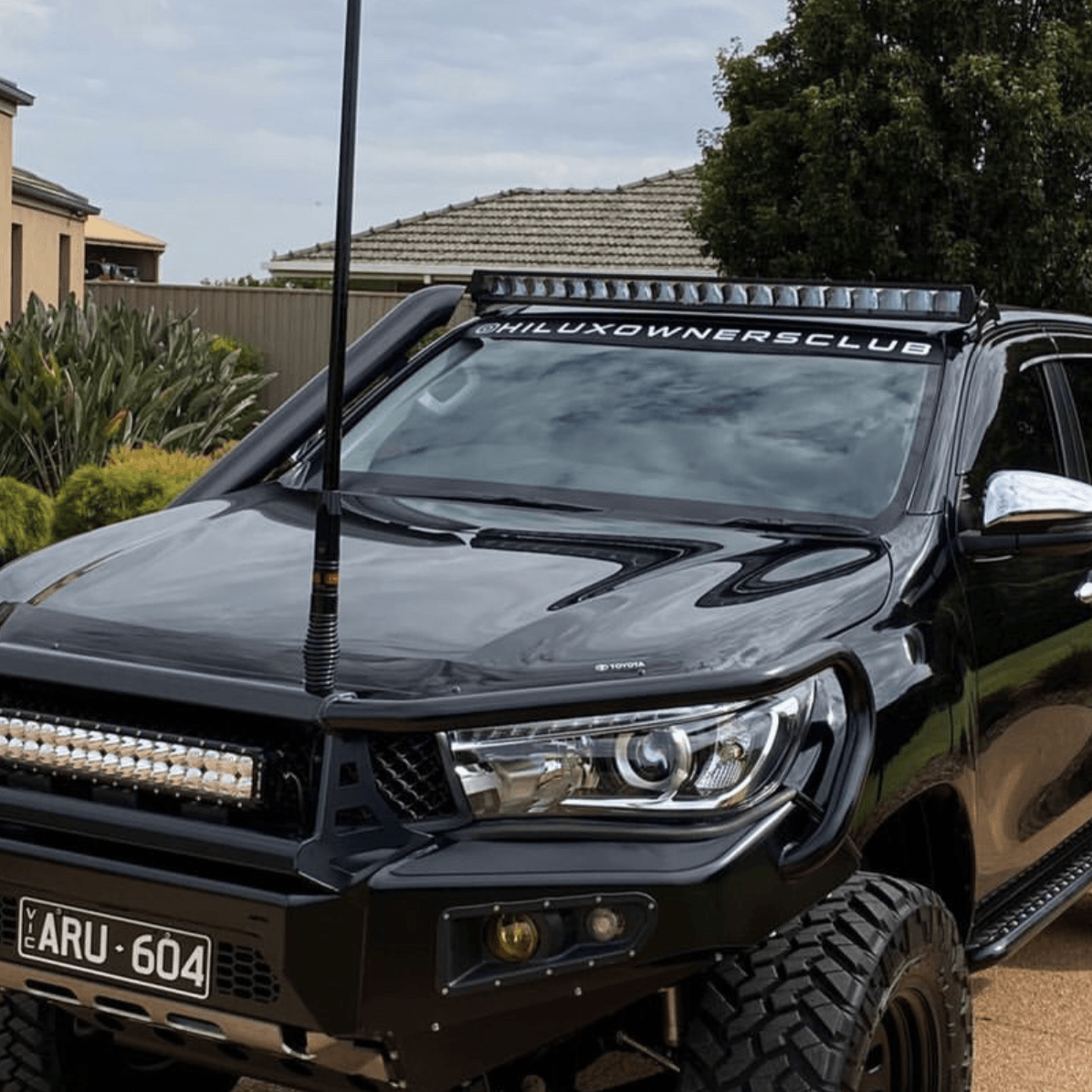 4X4OC™ - HOC Windscreen Banner (Gloss & Metallic Edition) | Hilux Owners Club - 4X4OC™ | 4x4 Offroad Centre