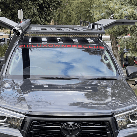 4X4OC™ - HOC Windscreen Banner (Gloss & Metallic Edition) | Hilux Owners Club - 4X4OC™ | 4x4 Offroad Centre