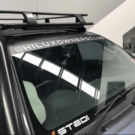 4X4OC™ - HOC Windscreen Banner (Gloss & Metallic Edition) | Hilux Owners Club - 4X4OC™ | 4x4 Offroad Centre