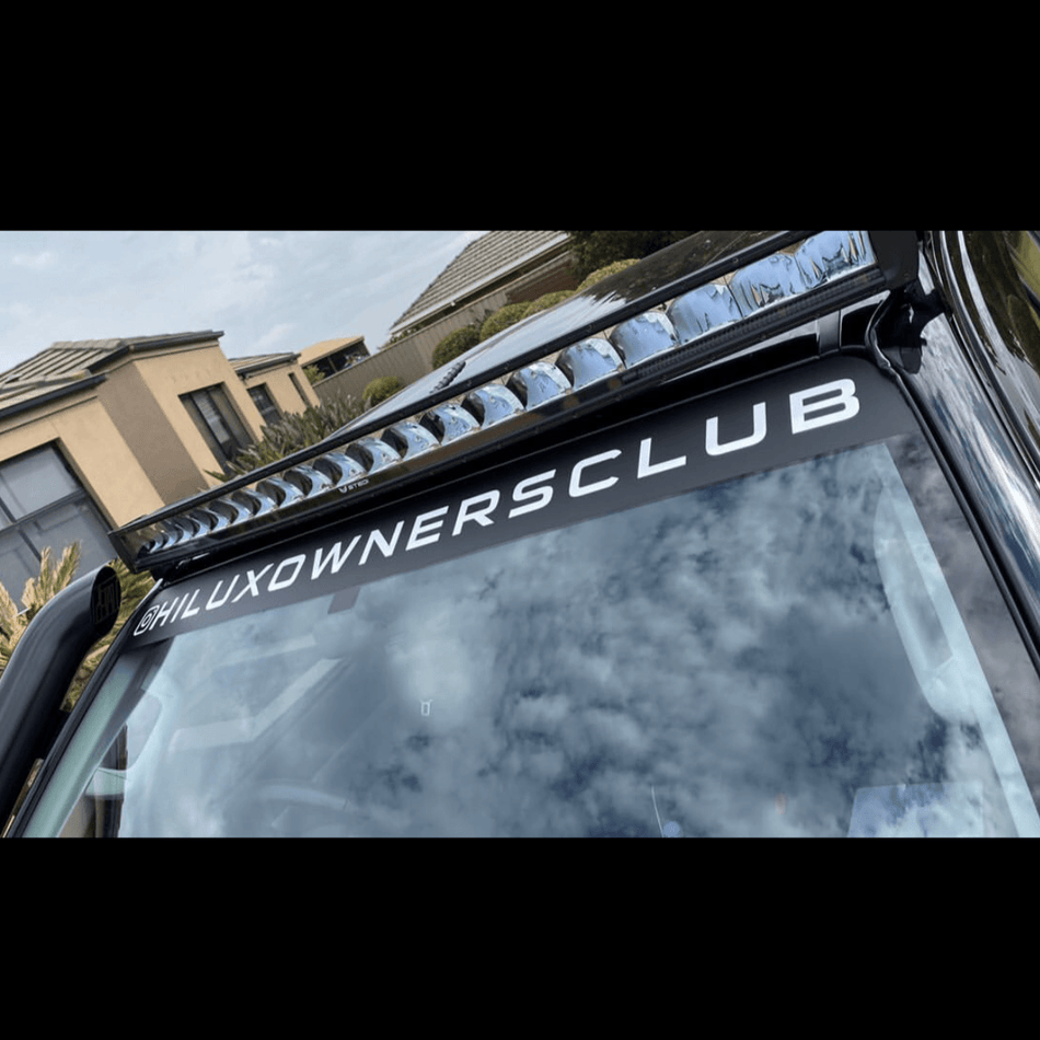 4X4OC™ - HOC Windscreen Banner (Gloss & Metallic Edition) | Hilux Owners Club - 4X4OC™ | 4x4 Offroad Centre