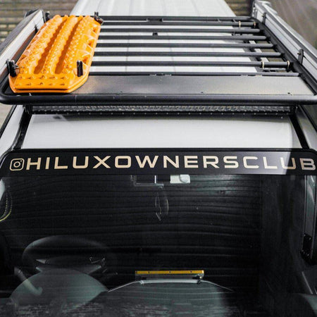 4X4OC™ - HOC Windscreen Banner (Gloss & Metallic Edition) | Hilux Owners Club - 4X4OC™ | 4x4 Offroad Centre