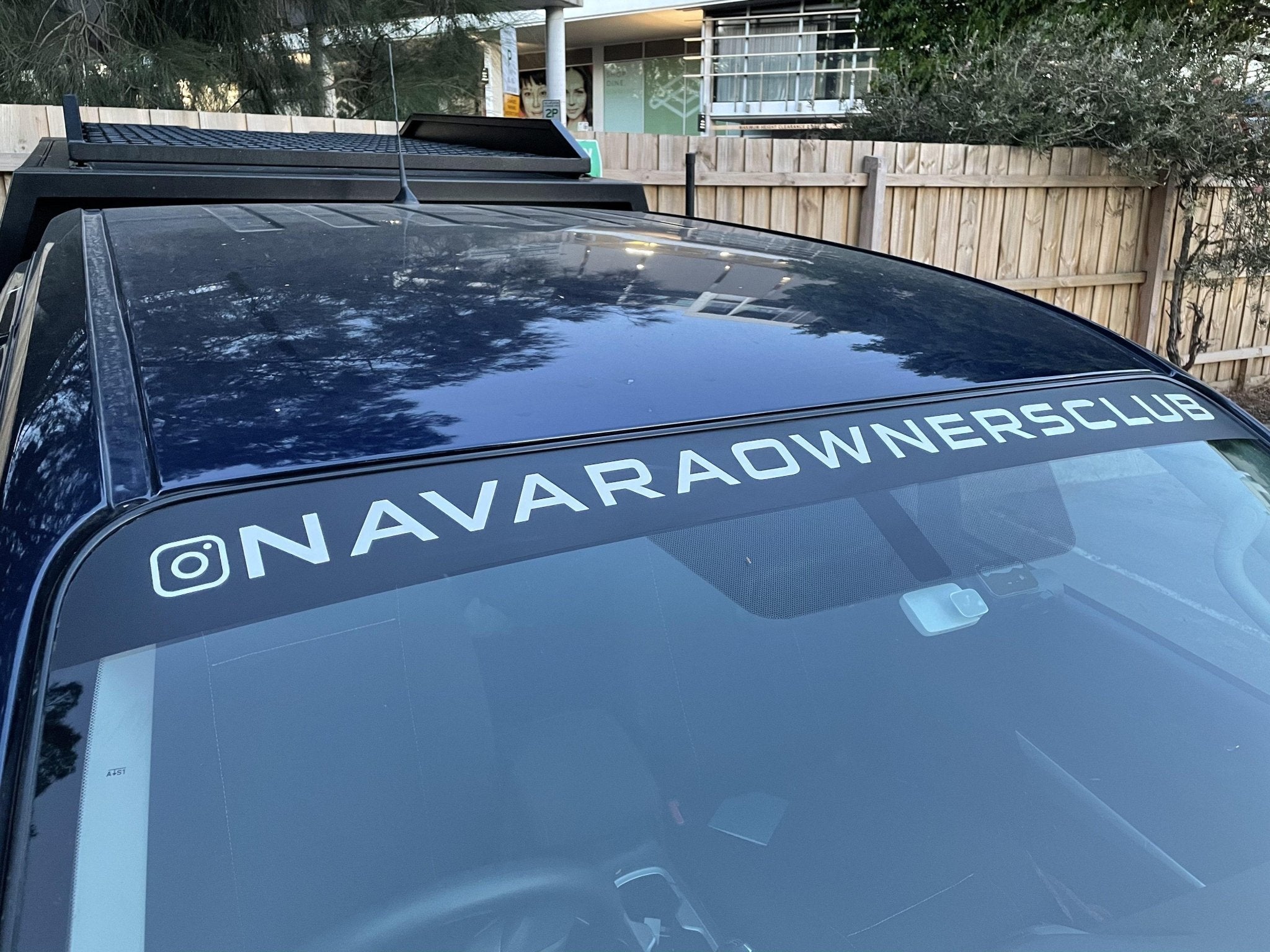 4X4OC™ - NOC Windscreen Banner | Navara Owners Club - 4X4OC™ | 4x4 Offroad Centre