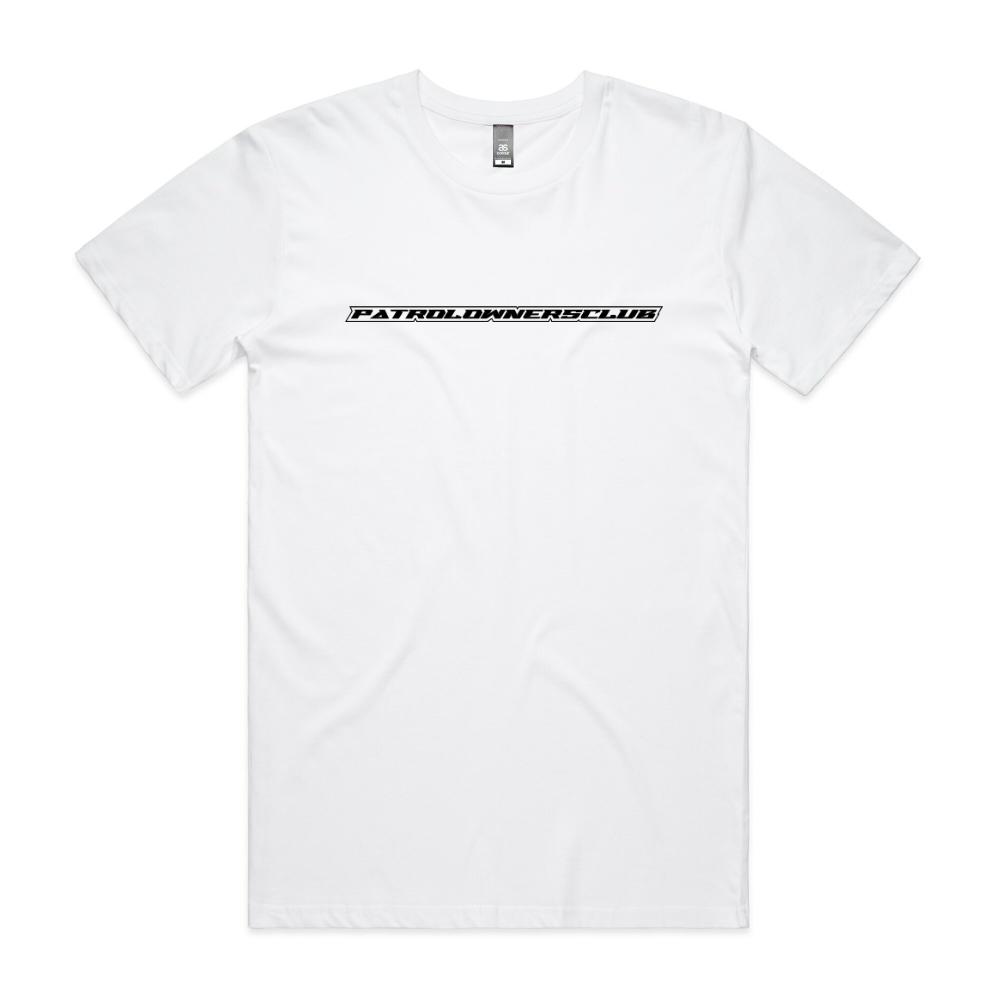 4X4OC™ - PATROLOWNERSCLUB Race Tee (Center Chest Logo) - 4X4OC™ | 4x4 Offroad Centre