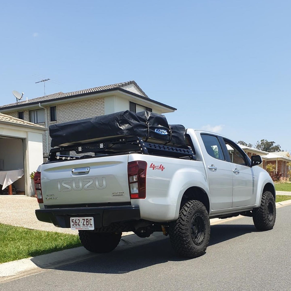 OzRoo - Ford Ranger (2015 - 2021) Wildtrak OzRoo Tub Rack - 4X4OC™ | 4x4 Offroad Centre