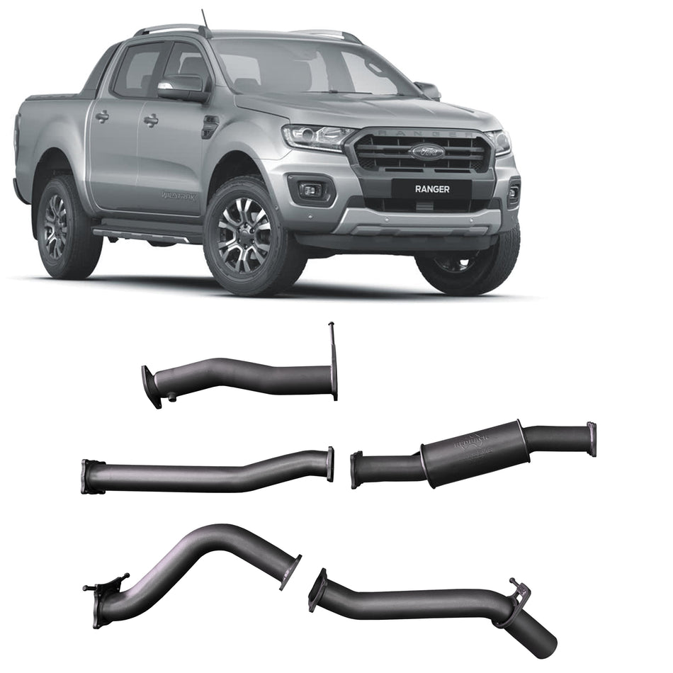 Redback Extreme Duty Exhaust for Ford Ranger 3.2L (07/2016 - 05/2022)