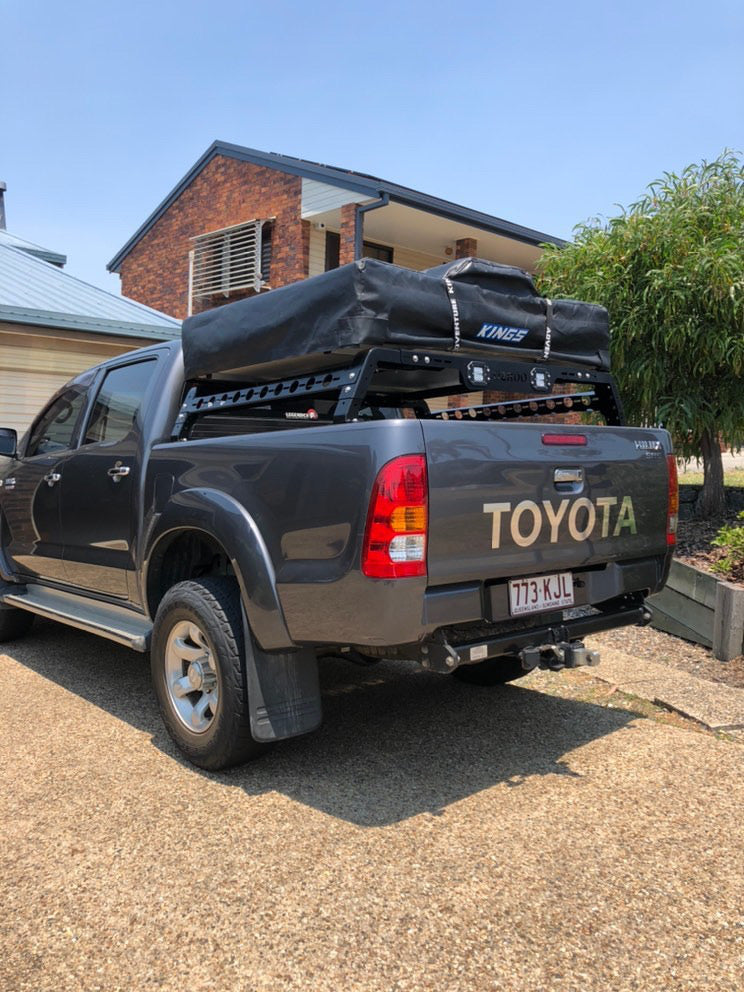 OzRoo - Toyota Hilux (2005 - 2015) OzRoo Tub Rack - Half Height & Full Height - 4X4OC™ | 4x4 Offroad Centre