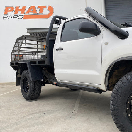 Toyota Hilux N70 angled sliders 1