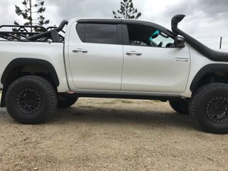 Toyota Hilux N80 Angled Sliders 05