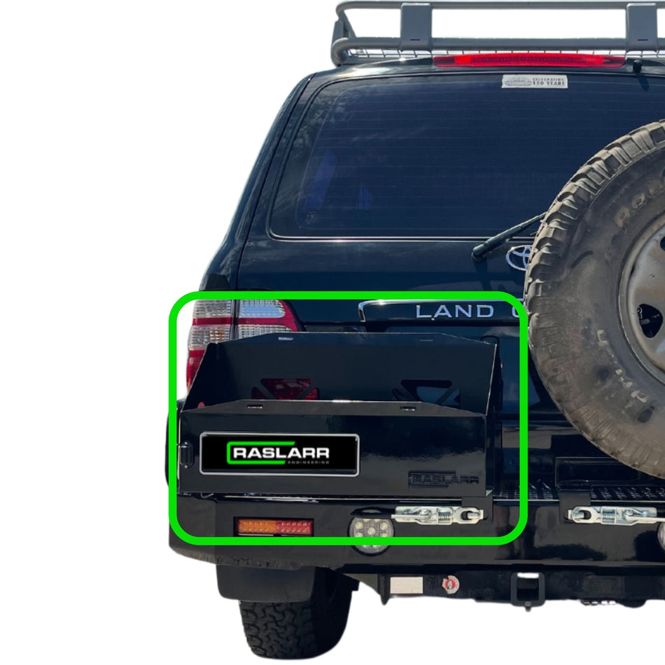 105 Series Toyota Landcruiser LHS Dual Jerry Can Holder