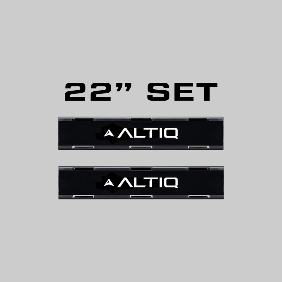 ALTIQ™ - Single Row Light Bar - Blackout Covers - 4X4OC™ | 4x4 Offroad Centre