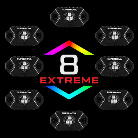 ALTIQ™ - Spectrum 8 Extreme - LED RGB Rock Lights - 4X4OC™ | 4x4 Offroad Centre