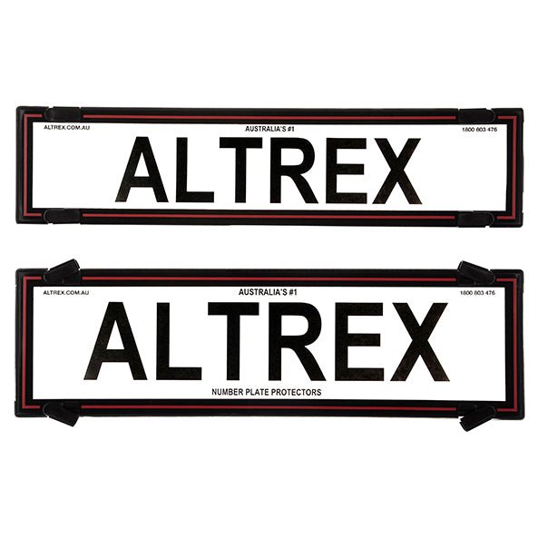 Altrex - BLACK BORDER WITH RED INSERT WITHOUT LINES - 6NLR - 4X4OC™ | 4x4 Offroad Centre