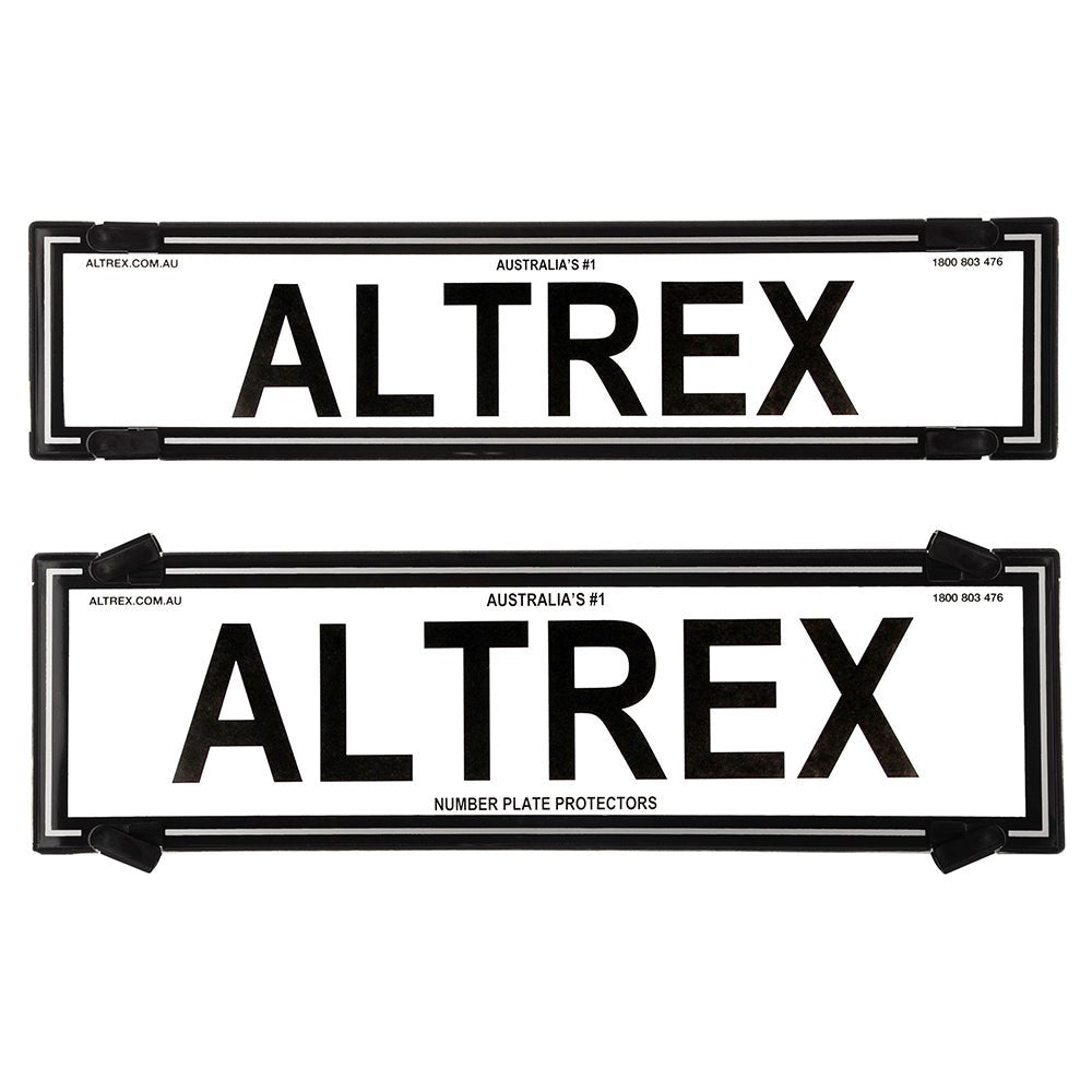 Altrex - BLACK BORDER WITH SILVER INSERT WITHOUT LINES - 6NLPS - 4X4OC™ | 4x4 Offroad Centre