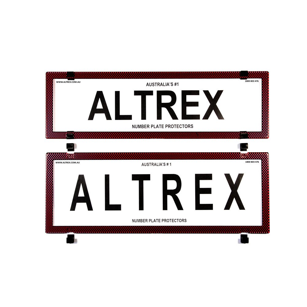 Altrex - RED CARBON FIBRE BORDER WITHOUT LINES - 6SERQ - 4X4OC™ | 4x4 Offroad Centre