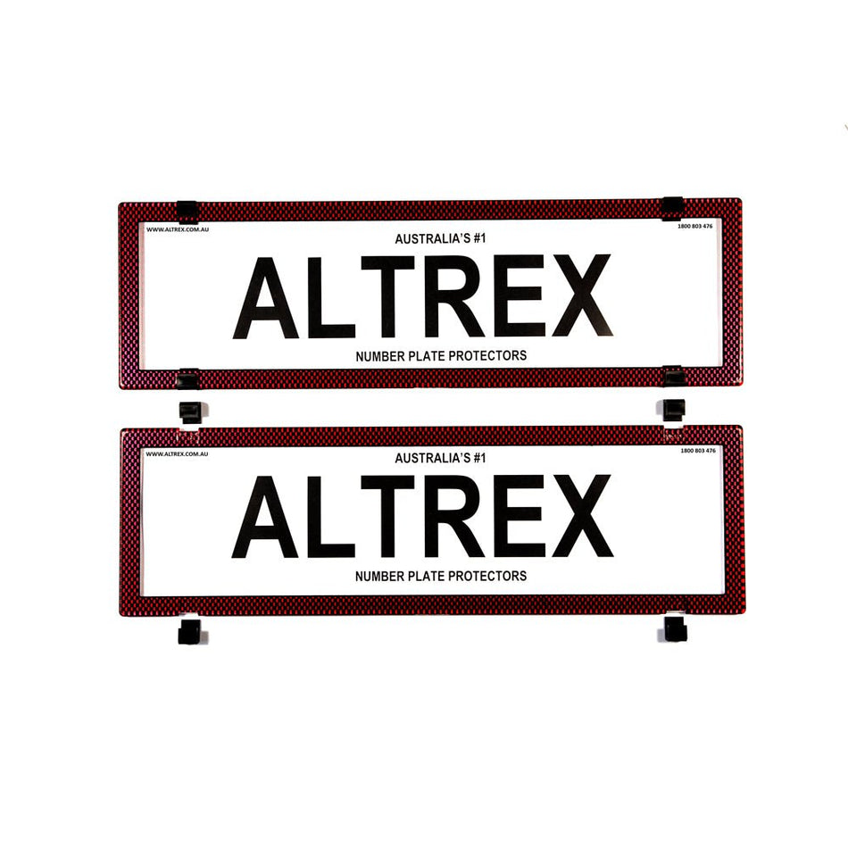 Altrex - RED CARBON FIBRE BORDER WITHOUT LINES - 6SERV - 4X4OC™ | 4x4 Offroad Centre