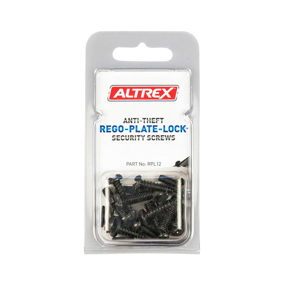 Altrex - Rego Plate Lock Anti - Theft Security Screws - 4X4OC™ | 4x4 Offroad Centre