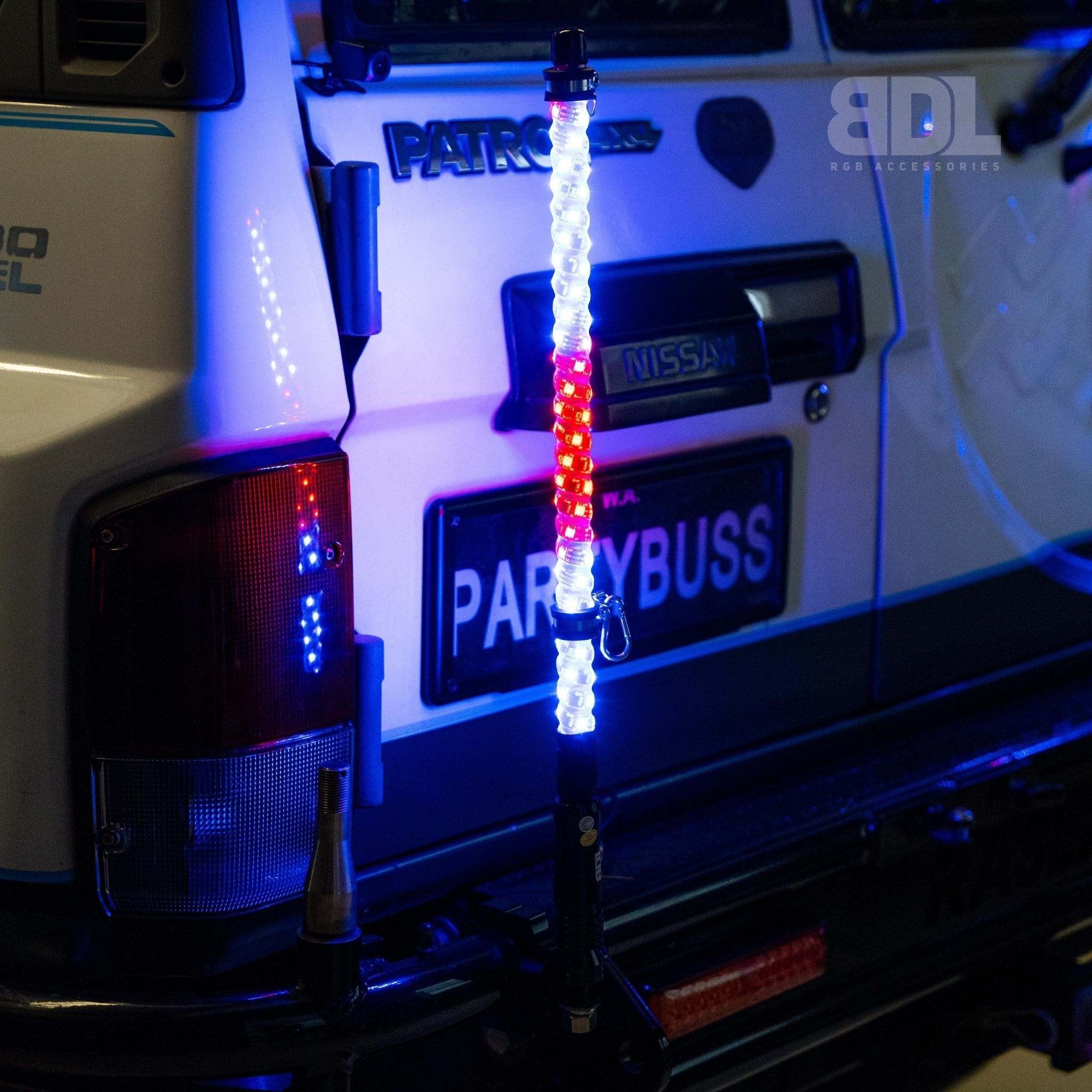 Bushdoof - 2ft LED Whip Lights - 4X4OC™ | 4x4 Offroad Centre