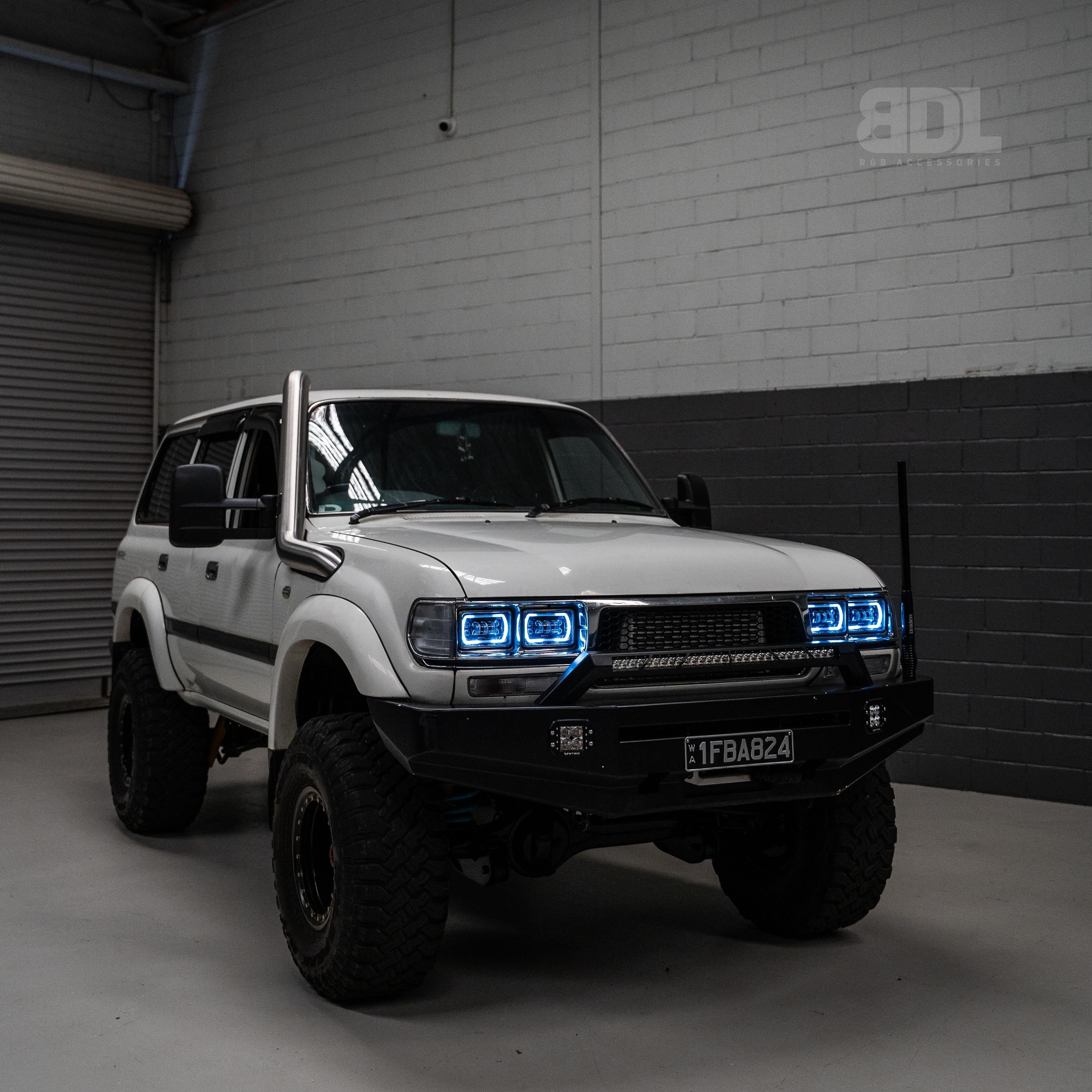 Bushdoof - 4X6" LED Colour Chasing Headlights - 4X4OC™ | 4x4 Offroad Centre