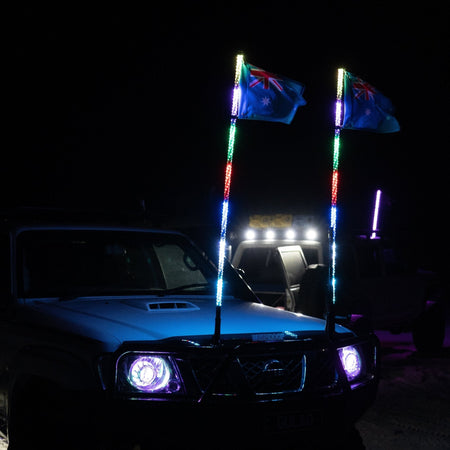 Bushdoof - 5ft LED Whip Lights - 4X4OC™ | 4x4 Offroad Centre