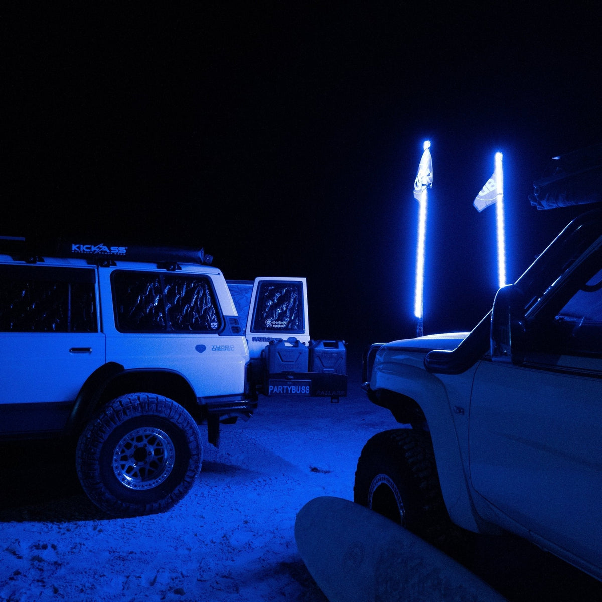 Bushdoof - 5ft LED Whip Lights - 4X4OC™ | 4x4 Offroad Centre