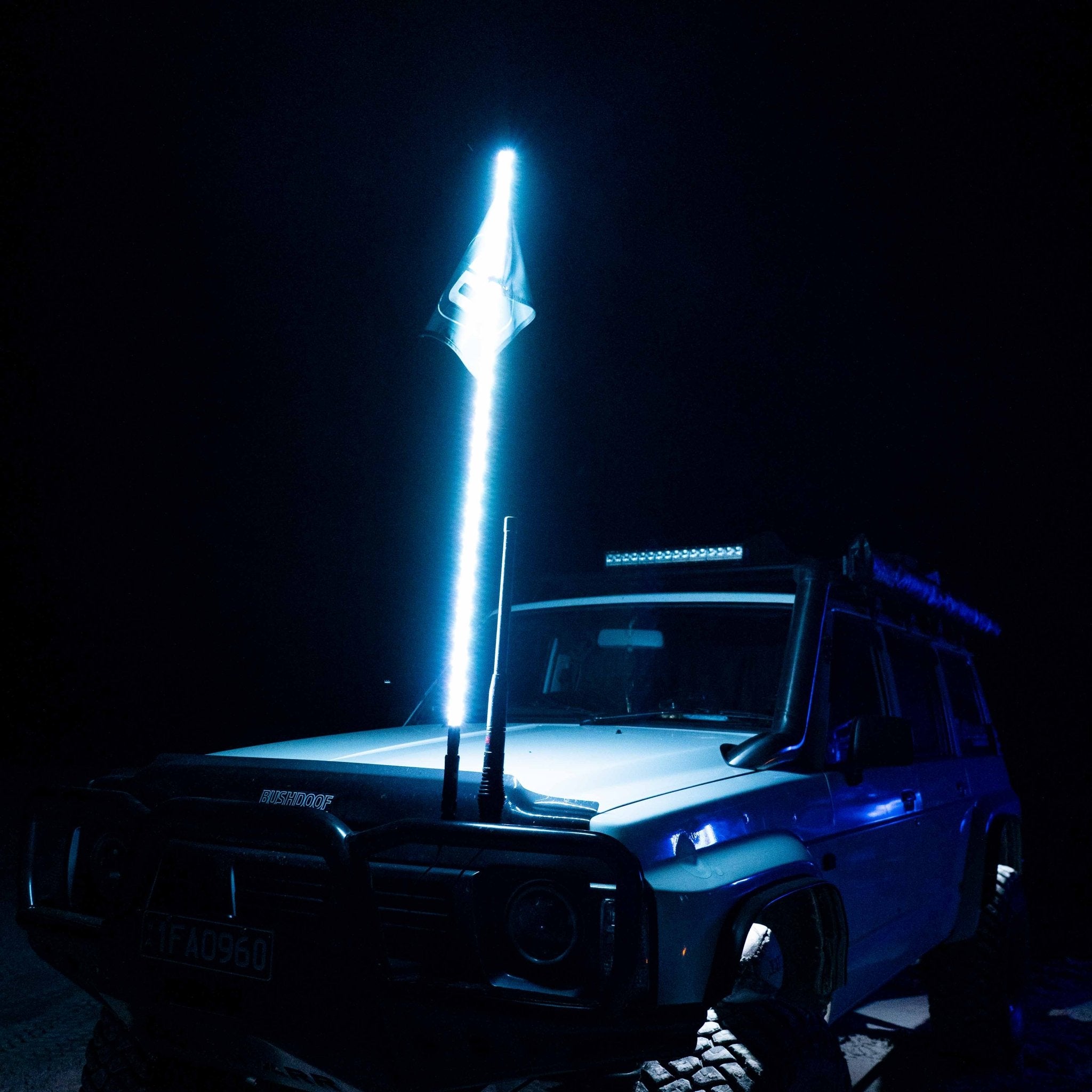 Bushdoof - 5ft LED Whip Lights - 4X4OC™ | 4x4 Offroad Centre