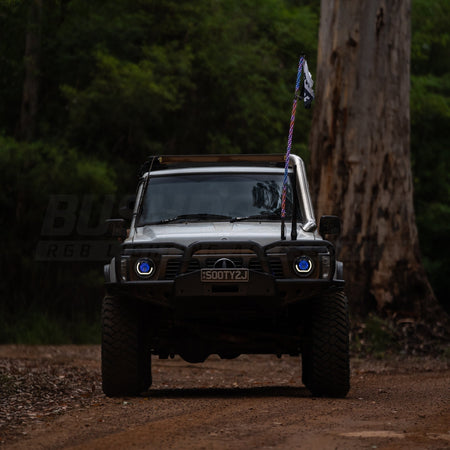 Bushdoof - 7" 'Angry Eye' Bi - LED Headlights - 4X4OC™ | 4x4 Offroad Centre