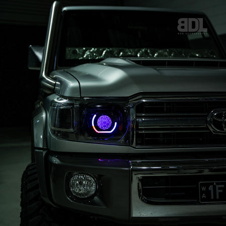 Bushdoof - Bi - LED 'Angry Eye' Headlight Retrofit DIY Kit - 4X4OC™ | 4x4 Offroad Centre