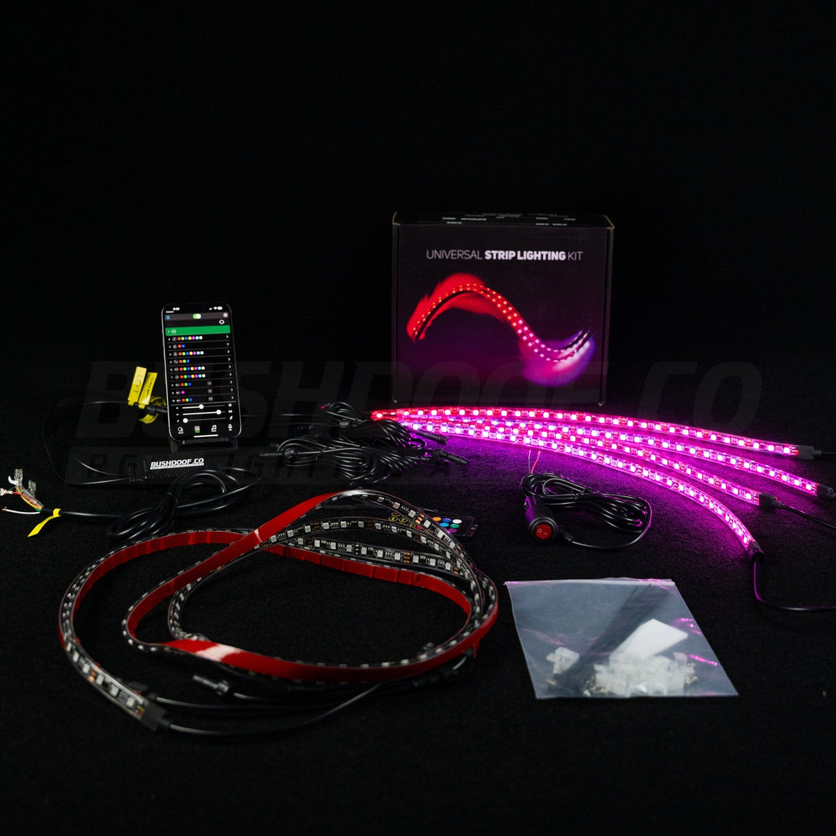 Bushdoof - Chasing RGB LED Strip Lighting Kit - 4X4OC™ | 4x4 Offroad Centre