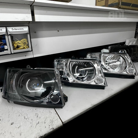 Bushdoof - Nissan Patrol S4 Bi - LED Projector Headlights - 4X4OC™ | 4x4 Offroad Centre