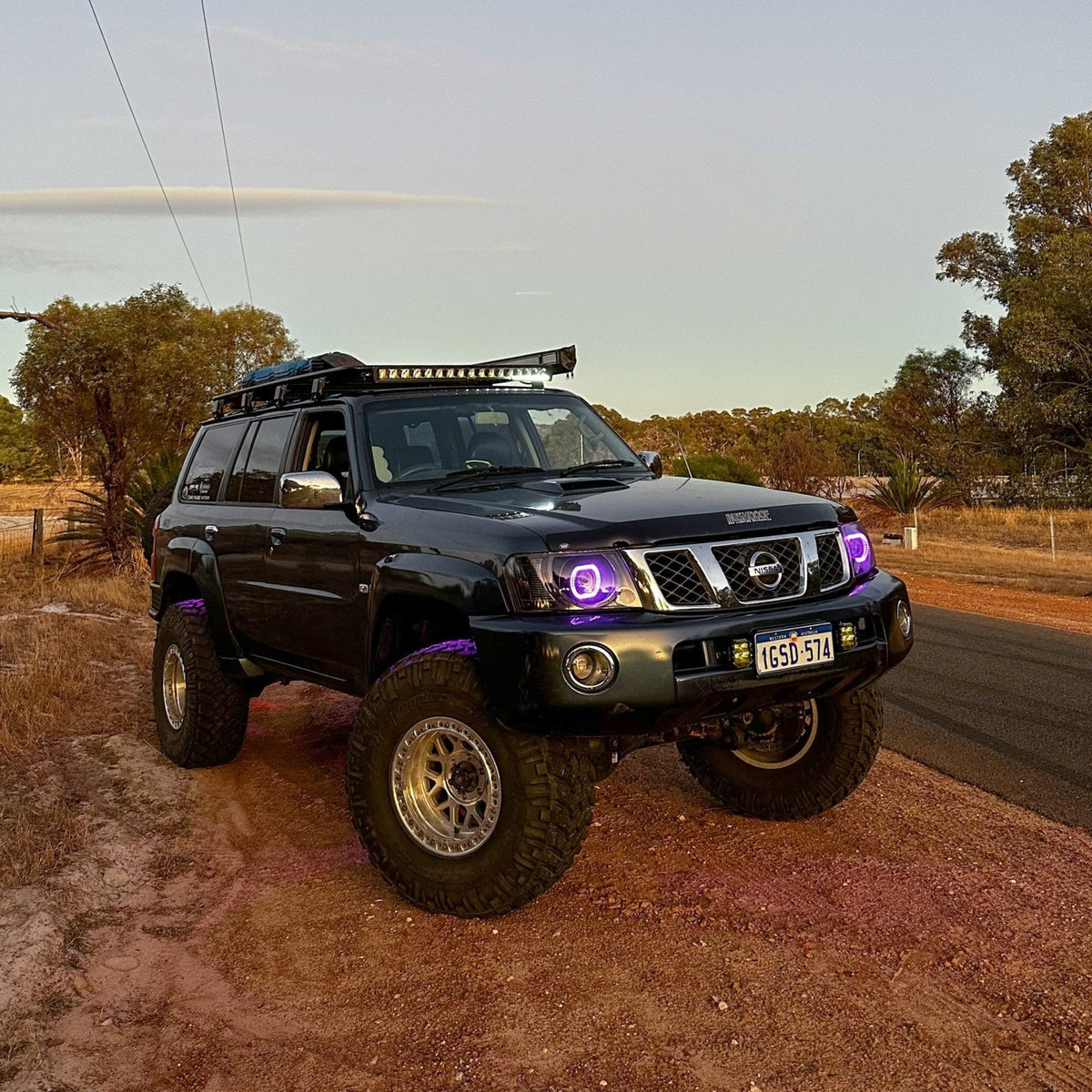 Bushdoof - Nissan Patrol S4 Bi - LED Projector Headlights - 4X4OC™ | 4x4 Offroad Centre