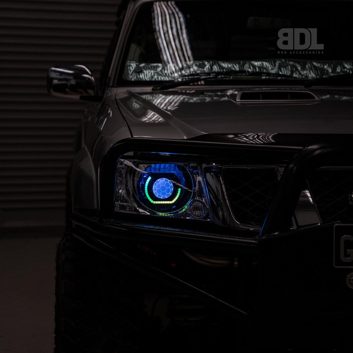 Bushdoof - Nissan Patrol S4 Bi - LED Projector Headlights - 4X4OC™ | 4x4 Offroad Centre