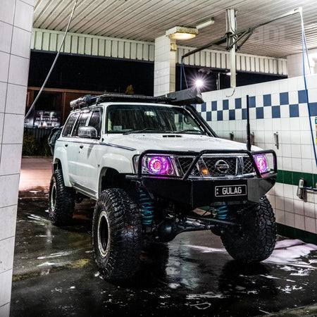 Bushdoof - Nissan Patrol S4 Bi - LED Projector Headlights - 4X4OC™ | 4x4 Offroad Centre