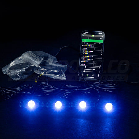Bushdoof - RGB Rock Lights - 4 Pack - 4X4OC™ | 4x4 Offroad Centre
