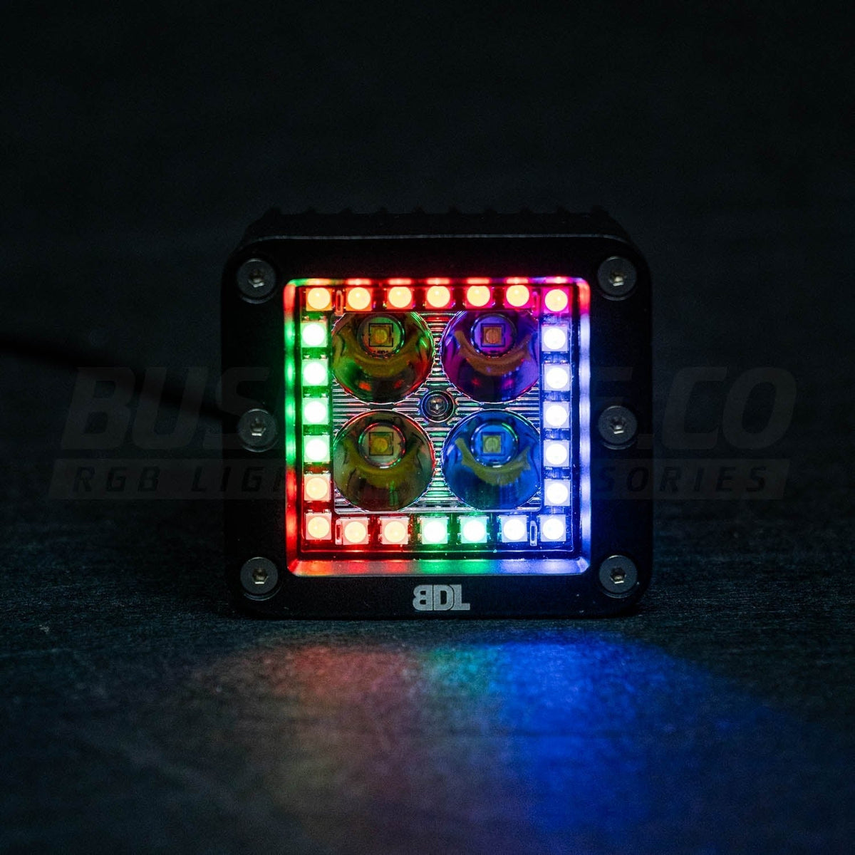 Bushdoof - RGB Work Lights - 2 Pack - 4X4OC™ | 4x4 Offroad Centre