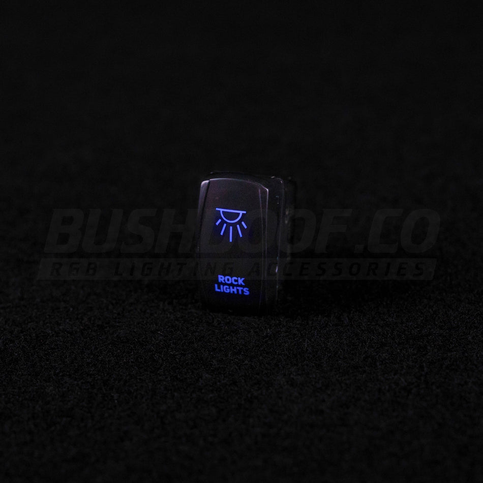 Bushdoof - Rock Light 5 Pin Rocker Switch - 4X4OC™ | 4x4 Offroad Centre