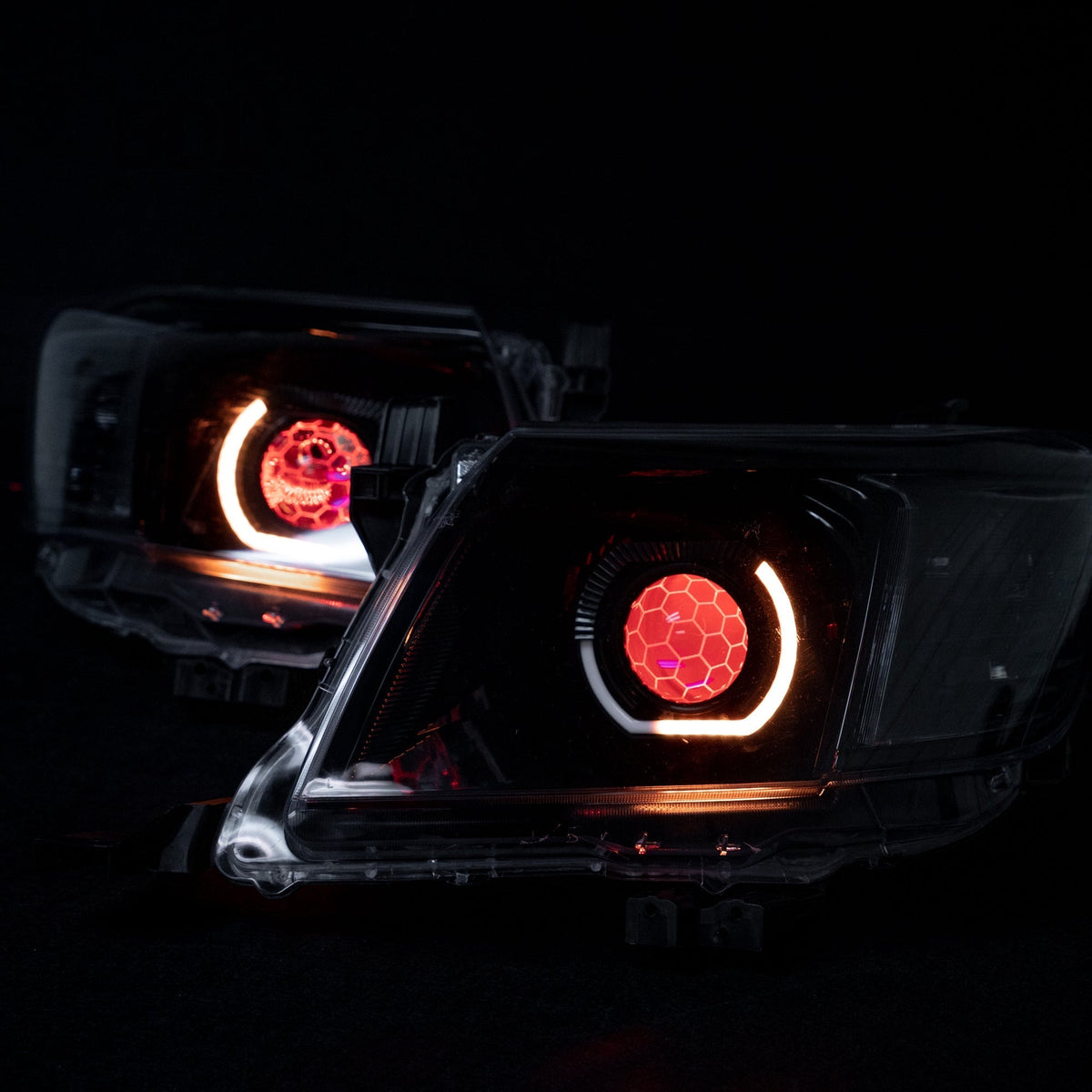 Bushdoof - Toyota Hilux N70 Bi - LED Projector Headlights - 4X4OC™ | 4x4 Offroad Centre