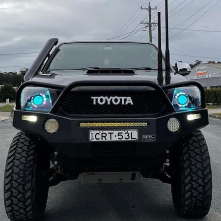 Bushdoof - Toyota Hilux N70 Bi - LED Projector Headlights - 4X4OC™ | 4x4 Offroad Centre