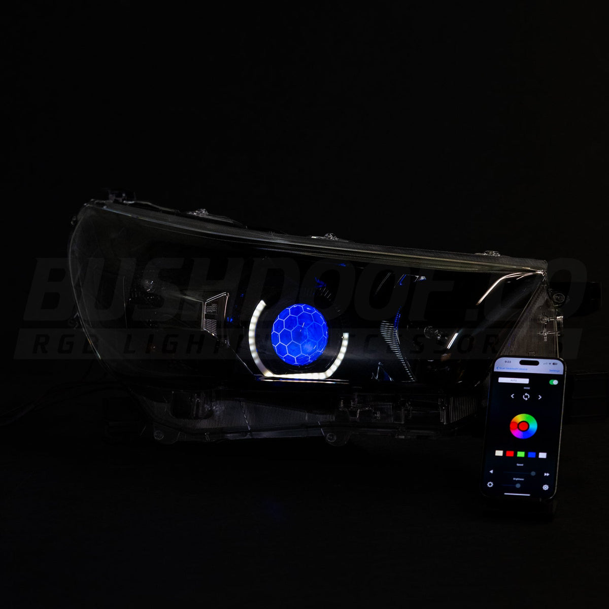 Bushdoof - Toyota Hilux N80 Bi - LED Projector Headlights - 4X4OC™ | 4x4 Offroad Centre